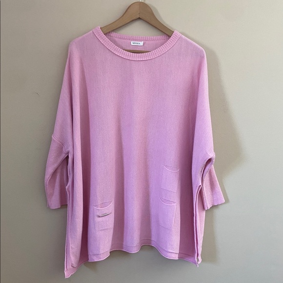Mersea- Women Pink Catalina Sweater in One Size Pit - Picture 5 of 12